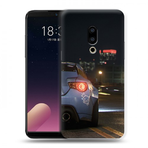 Дизайнерский пластиковый чехол для Meizu 15 Plus Need For Speed