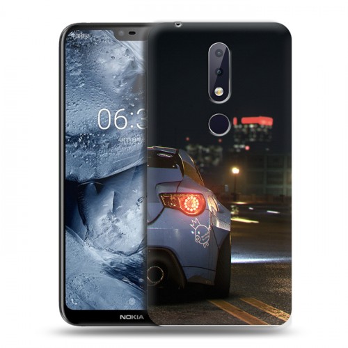 Дизайнерский пластиковый чехол для Nokia 6.1 Plus Need For Speed