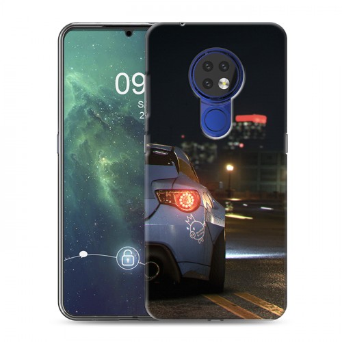 Дизайнерский силиконовый чехол для Nokia 6.2 Need For Speed