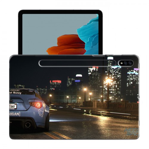 Дизайнерский силиконовый чехол для Samsung Galaxy Tab S7 Need For Speed