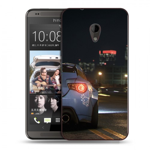 Дизайнерский пластиковый чехол для HTC Desire 700 Need For Speed