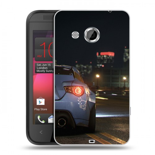 Дизайнерский пластиковый чехол для HTC Desire 200 Need For Speed