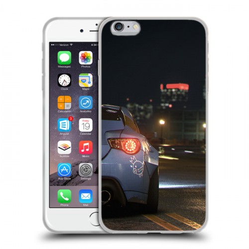 Дизайнерский силиконовый чехол для Iphone 6 Plus/6s Plus Need For Speed