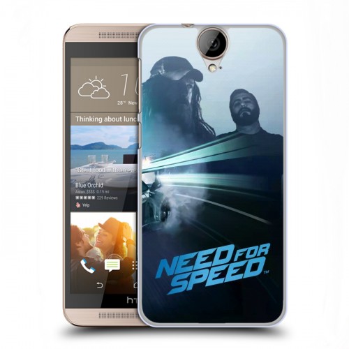 Дизайнерский пластиковый чехол для HTC One E9+ Need For Speed