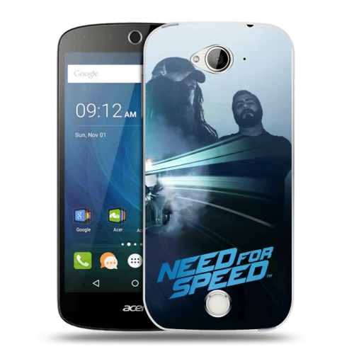 Дизайнерский силиконовый чехол для Acer Liquid Z530 Need For Speed