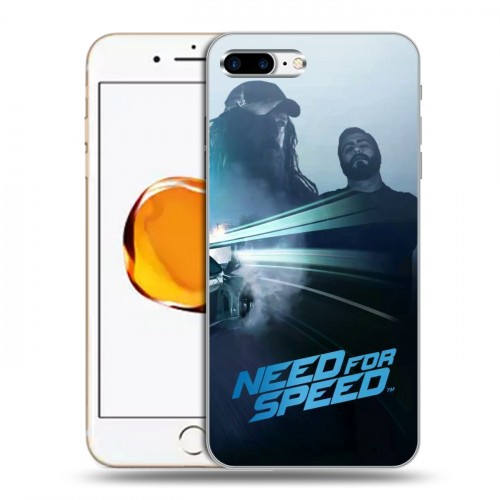 Дизайнерский силиконовый чехол для Iphone 7 Plus / 8 Plus Need For Speed