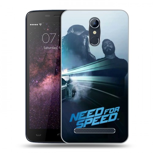 Дизайнерский силиконовый чехол для Homtom HT17 Need For Speed