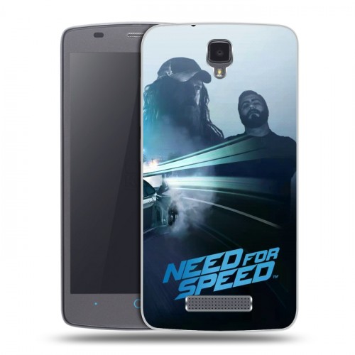 Дизайнерский силиконовый чехол для ZTE Blade L5 Need For Speed