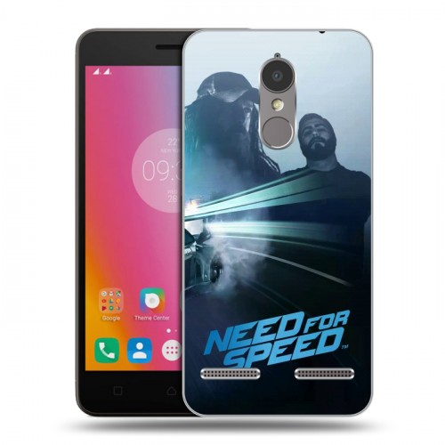 Дизайнерский силиконовый чехол для Lenovo K6 Need For Speed