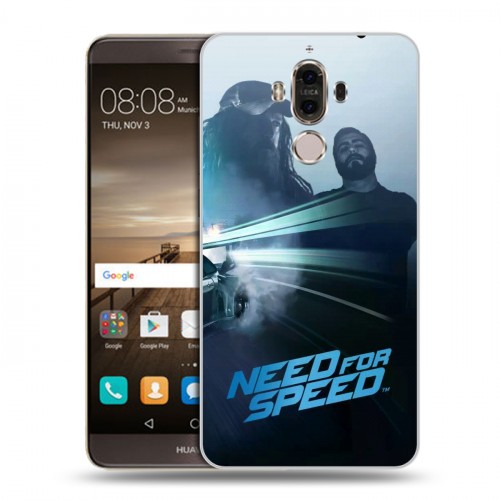 Дизайнерский пластиковый чехол для Huawei Mate 9 Need For Speed