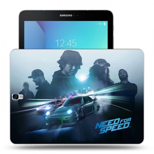 Дизайнерский силиконовый чехол для Samsung Galaxy Tab S3 Need For Speed