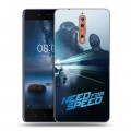 Дизайнерский пластиковый чехол для Nokia 8 Need For Speed