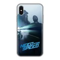 Дизайнерский силиконовый чехол для Iphone x10 Need For Speed