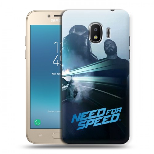 Дизайнерский пластиковый чехол для Samsung Galaxy J2 (2018) Need For Speed