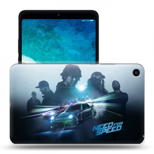Дизайнерский силиконовый чехол для Xiaomi Mi Pad 4 Need For Speed