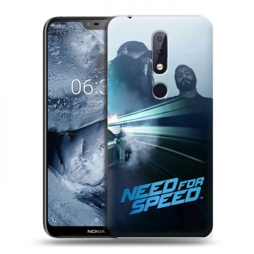 Дизайнерский пластиковый чехол для Nokia 6.1 Plus Need For Speed