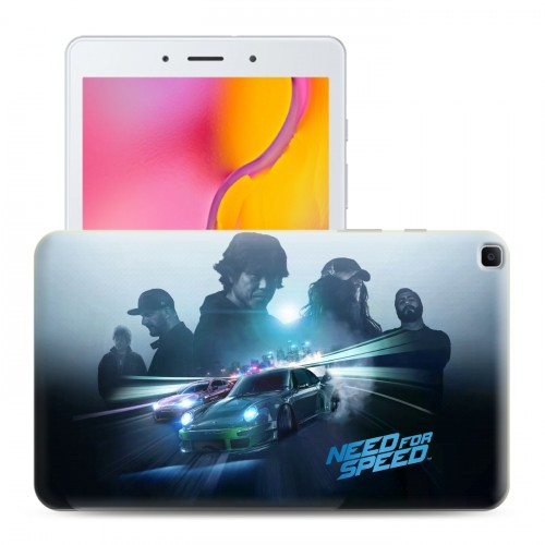 Дизайнерский силиконовый чехол для Samsung Galaxy Tab A 8.0 (2019) Need For Speed
