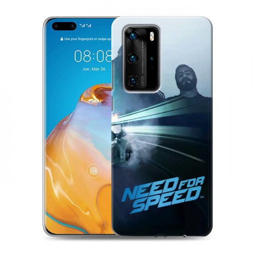 Дизайнерский пластиковый чехол для Huawei P40 Pro Need For Speed