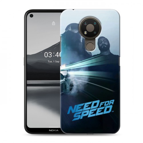 Дизайнерский силиконовый чехол для Nokia 3.4 Need For Speed