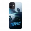 Дизайнерский силиконовый с усиленными углами чехол для Iphone 12 Mini Need For Speed