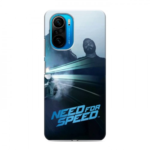 Дизайнерский силиконовый чехол для Xiaomi Poco F3 Need For Speed