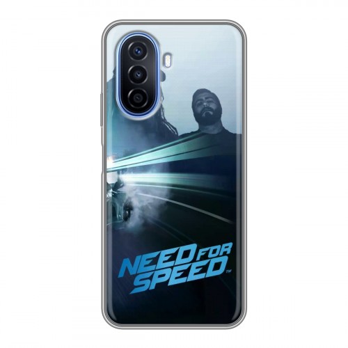 Дизайнерский силиконовый чехол для Huawei Nova Y70 Need For Speed