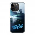 Дизайнерский силиконовый чехол для Iphone 14 Pro Need For Speed