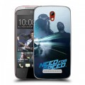 Дизайнерский пластиковый чехол для HTC Desire 500 Need For Speed