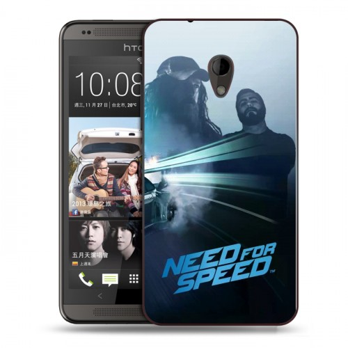 Дизайнерский пластиковый чехол для HTC Desire 700 Need For Speed