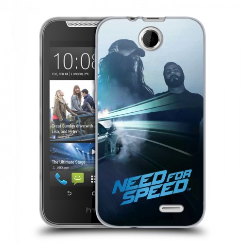 Дизайнерский силиконовый чехол для HTC Desire 310 Need For Speed