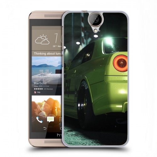 Дизайнерский пластиковый чехол для HTC One E9+ Need For Speed