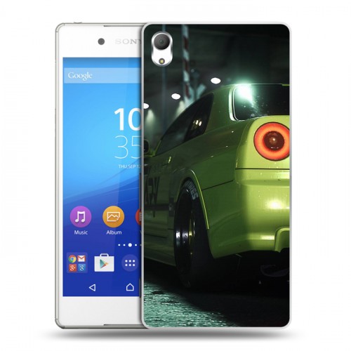 Дизайнерский пластиковый чехол для Sony Xperia Z3+ Need For Speed