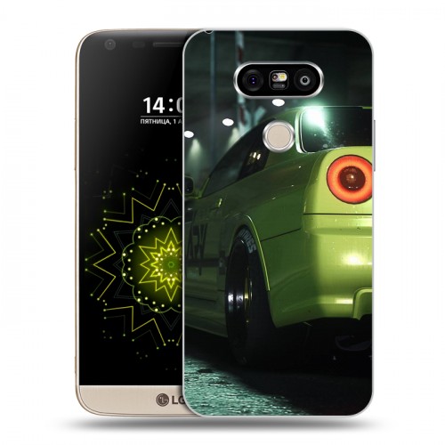 Дизайнерский пластиковый чехол для LG G5 Need For Speed