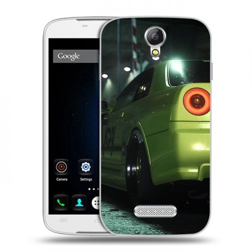 Дизайнерский силиконовый чехол для Doogee X6 Need For Speed