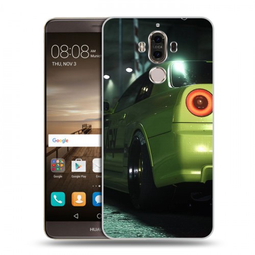 Дизайнерский пластиковый чехол для Huawei Mate 9 Need For Speed