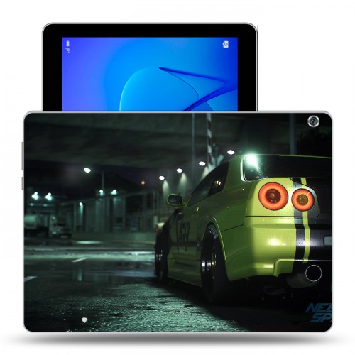 Дизайнерский силиконовый чехол для Huawei MediaPad M3 Lite 10 Need For Speed