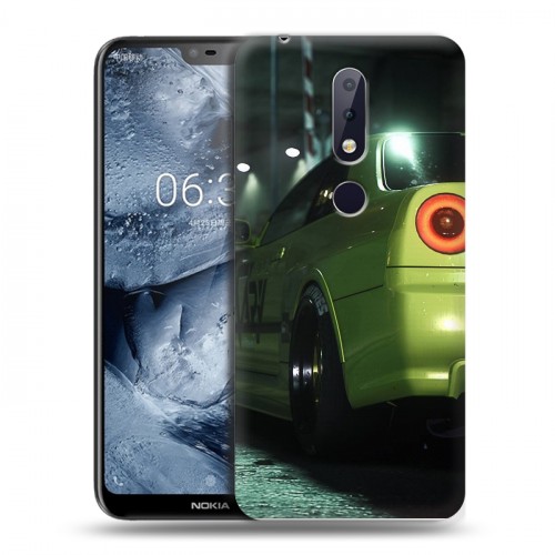 Дизайнерский пластиковый чехол для Nokia 6.1 Plus Need For Speed