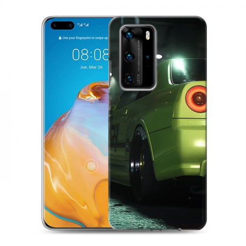 Дизайнерский пластиковый чехол для Huawei P40 Pro Need For Speed