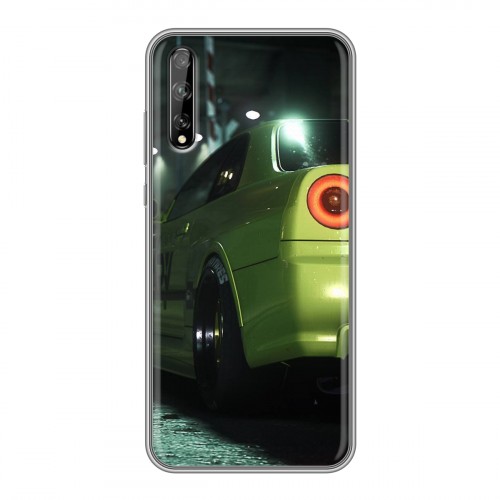 Дизайнерский силиконовый чехол для Huawei Y8p Need For Speed