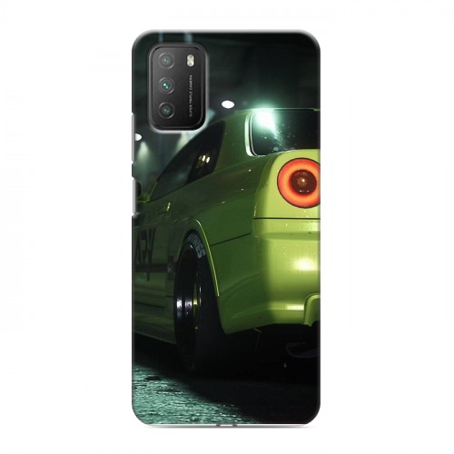 Дизайнерский пластиковый чехол для Xiaomi Poco M3 Need For Speed