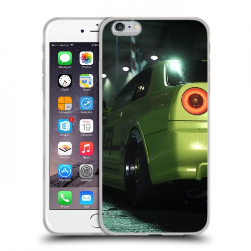 Дизайнерский силиконовый чехол для Iphone 6 Plus/6s Plus Need For Speed