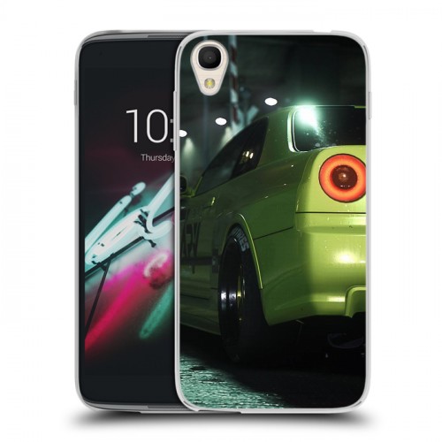 Дизайнерский пластиковый чехол для Alcatel One Touch Idol 3 (4.7) Need For Speed