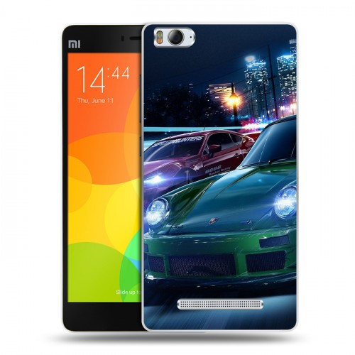 Дизайнерский пластиковый чехол для Xiaomi Mi4i Need For Speed