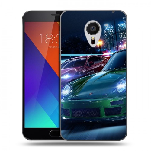 Дизайнерский пластиковый чехол для Meizu MX5 Need For Speed