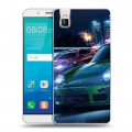 Дизайнерский пластиковый чехол для Huawei ShotX Need For Speed