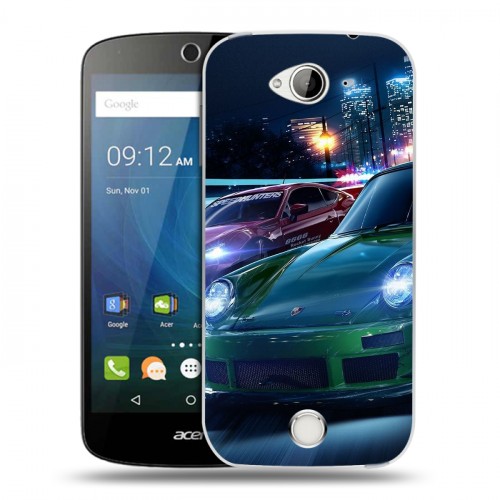 Дизайнерский силиконовый чехол для Acer Liquid Z530 Need For Speed