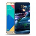 Дизайнерский силиконовый чехол для Samsung Galaxy A9 Need For Speed