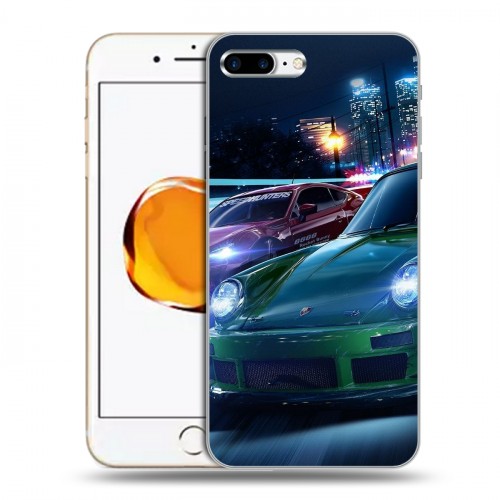 Дизайнерский силиконовый чехол для Iphone 7 Plus / 8 Plus Need For Speed