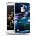 Дизайнерский пластиковый чехол для LG K8 Need For Speed