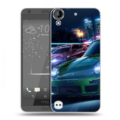 Дизайнерский пластиковый чехол для HTC Desire 530 Need For Speed